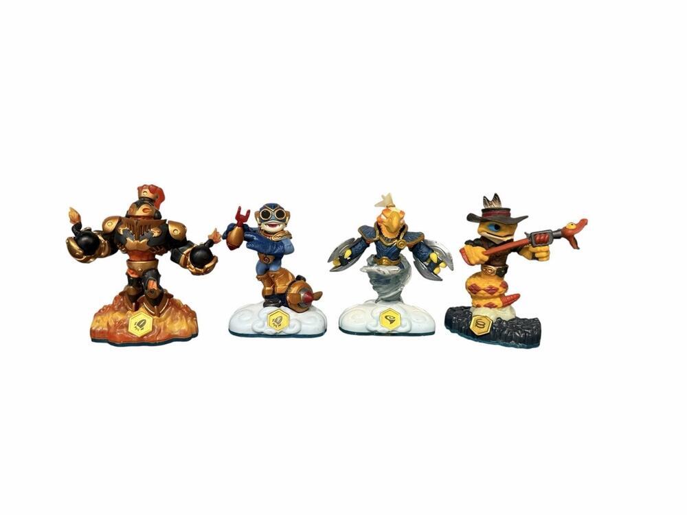 Skylanders Swap Force Game Figures Blast Zone Boom Jet Free Ranger Rattle Snake
